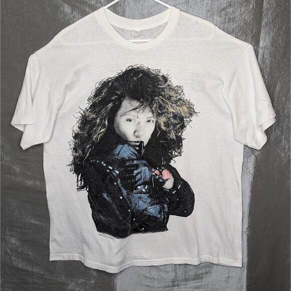 T-shirt Vintage Sparks 80s 'In Outer Space' - New Wave Post-punk - Taille M